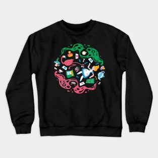 Spiraling Wonderland Crewneck Sweatshirt